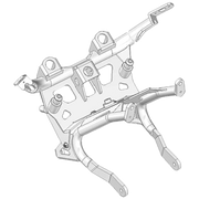 Aluminum instrument holder "SBK" Ducati Panigale V4/S/R (18-24) Pierobon