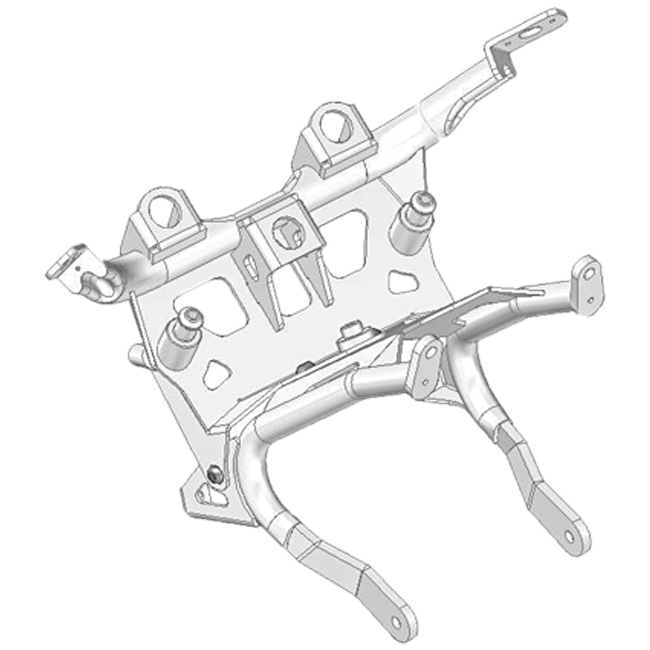 Aluminum instrument holder "SBK" Ducati Panigale V4/S/R (18-24) Pierobon