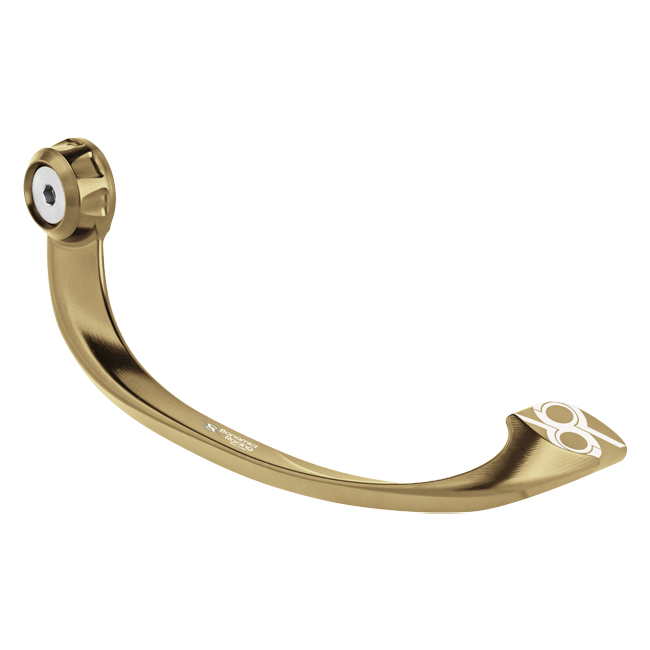 Aluminum Brake Lever Guard Evo-brake lever protection for OE Lenker Kawasaki Ninja 400 (18-23) Bonamici Racing LPrR2