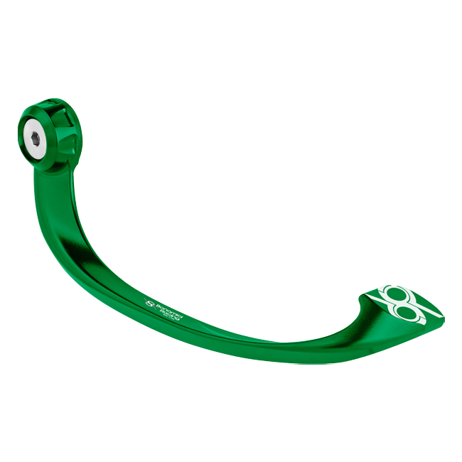 Aluminum Brake Lever Guard Evo-brake lever protection for OE Lenker Kawasaki Ninja 400 (18-23) Bonamici Racing LPrR2