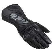 Spidi STR-6 Racing Motorcycle Leather Gloves | Men | Black | A221026 