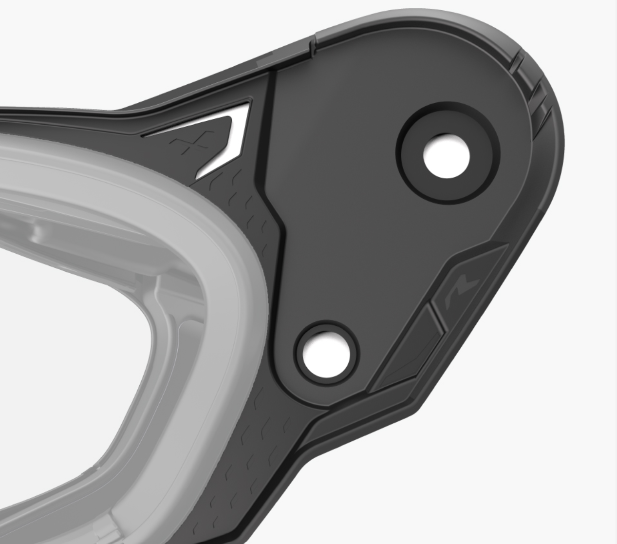 Nexx X.R3R Helmet Swirl Carbon Red Silver 01XR323489023 