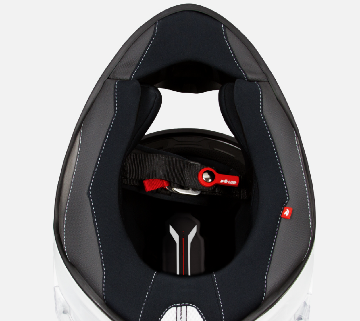 Nexx X.R3R Helmet Swirl Carbon Red Silver 01XR323489023 