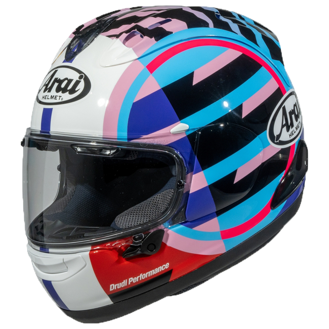 Arai RX-7V Evo Helmet Spectre Cyan 137-0149 