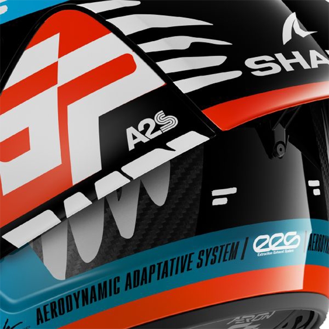 Shark Aeron GP Casco FIM 2 Racing Speed-Fancy DWB 