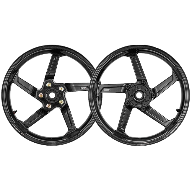 BST STAR TEK Carbon Wheels / Rims Set BMW S1000RR K67 (19-26) 
