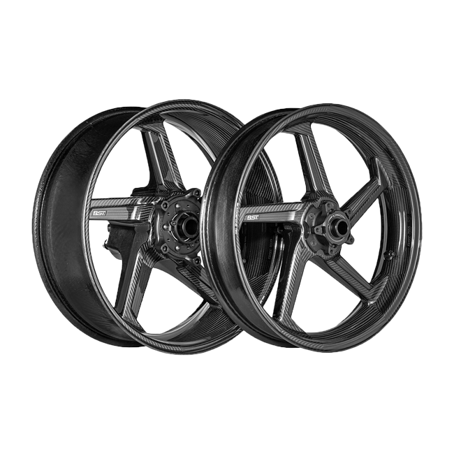 BST STAR TEK Carbon Wheels / Rims Set BMW S1000RR K67 (19-26) 