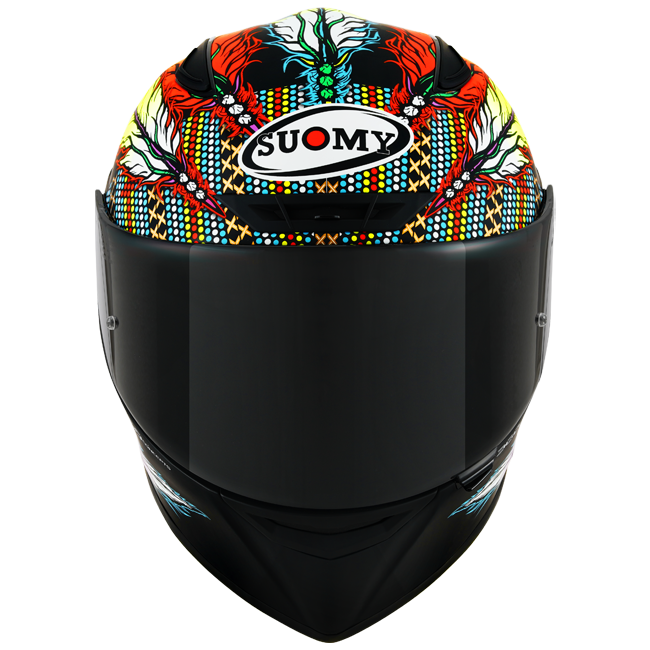 Suomy Track-1 Helm Chiefain Matt Black K6T10014