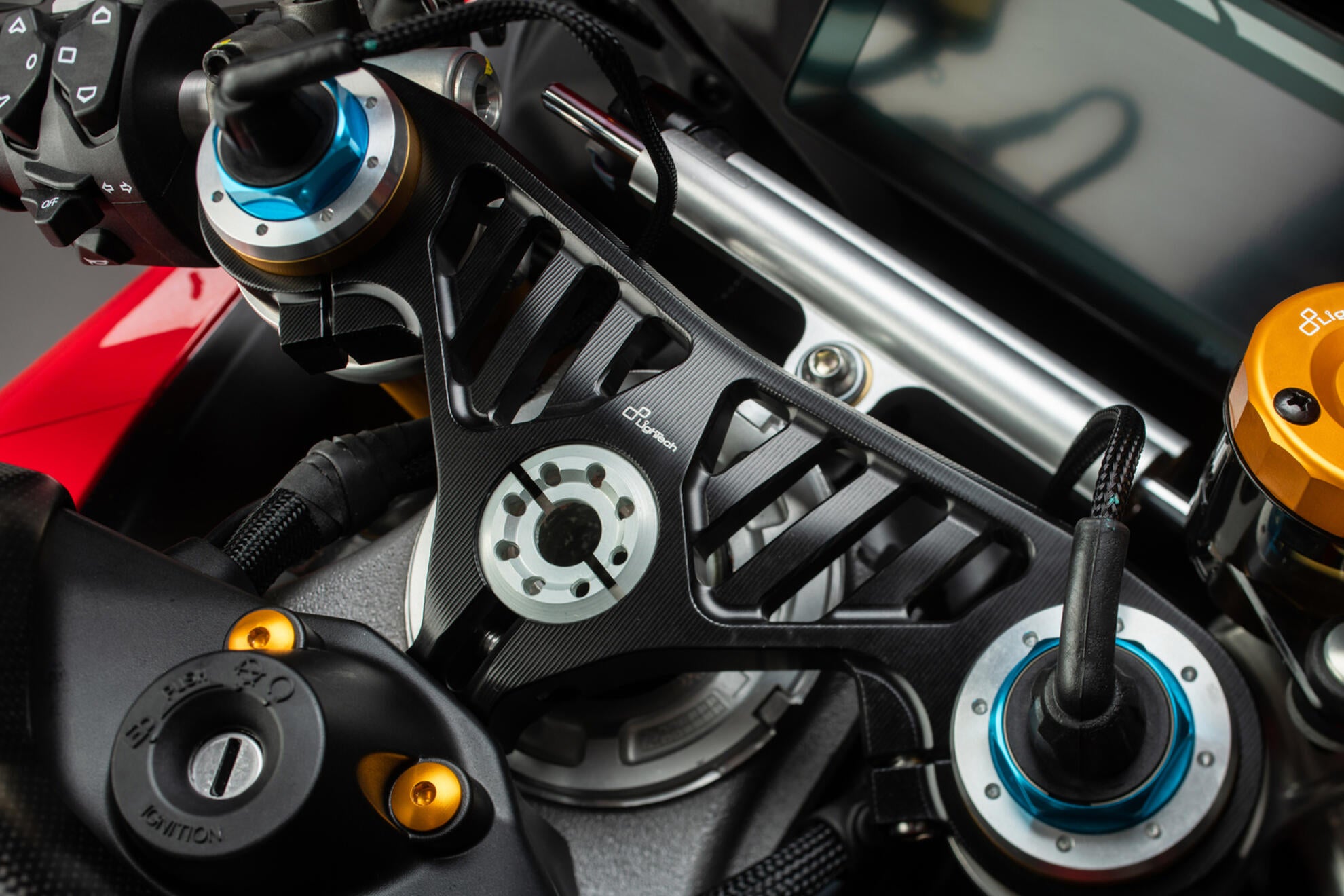Gabel bridge (top) Lightech Ducati Panigale V4/S (2025) TCADU002NER