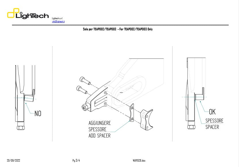 Tensor de cadena LighTech Honda CBR 600 RR (07-16) TEHO002 