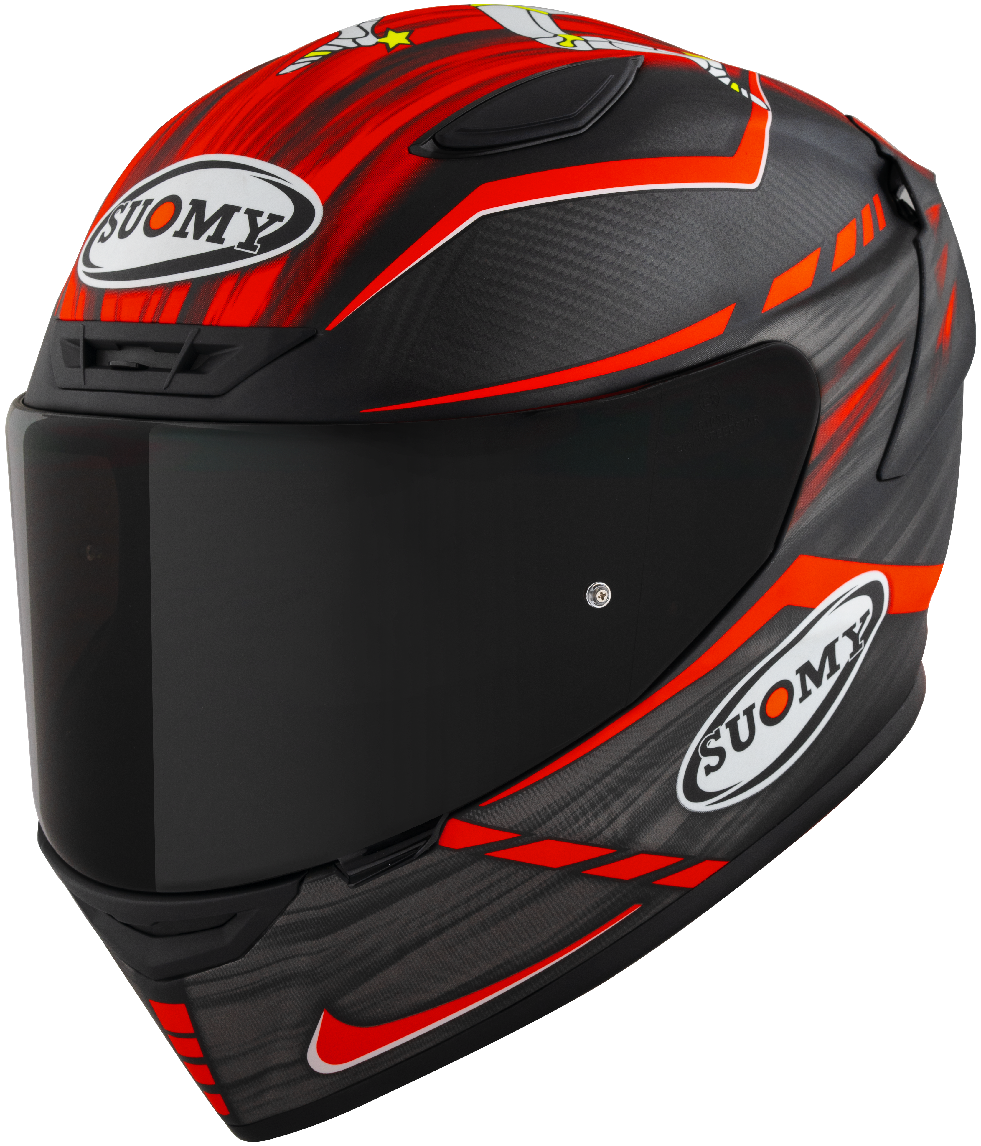 Suomy TX-Pro Helmet Carbon Johnson Replica Red Matt K6TX0010 