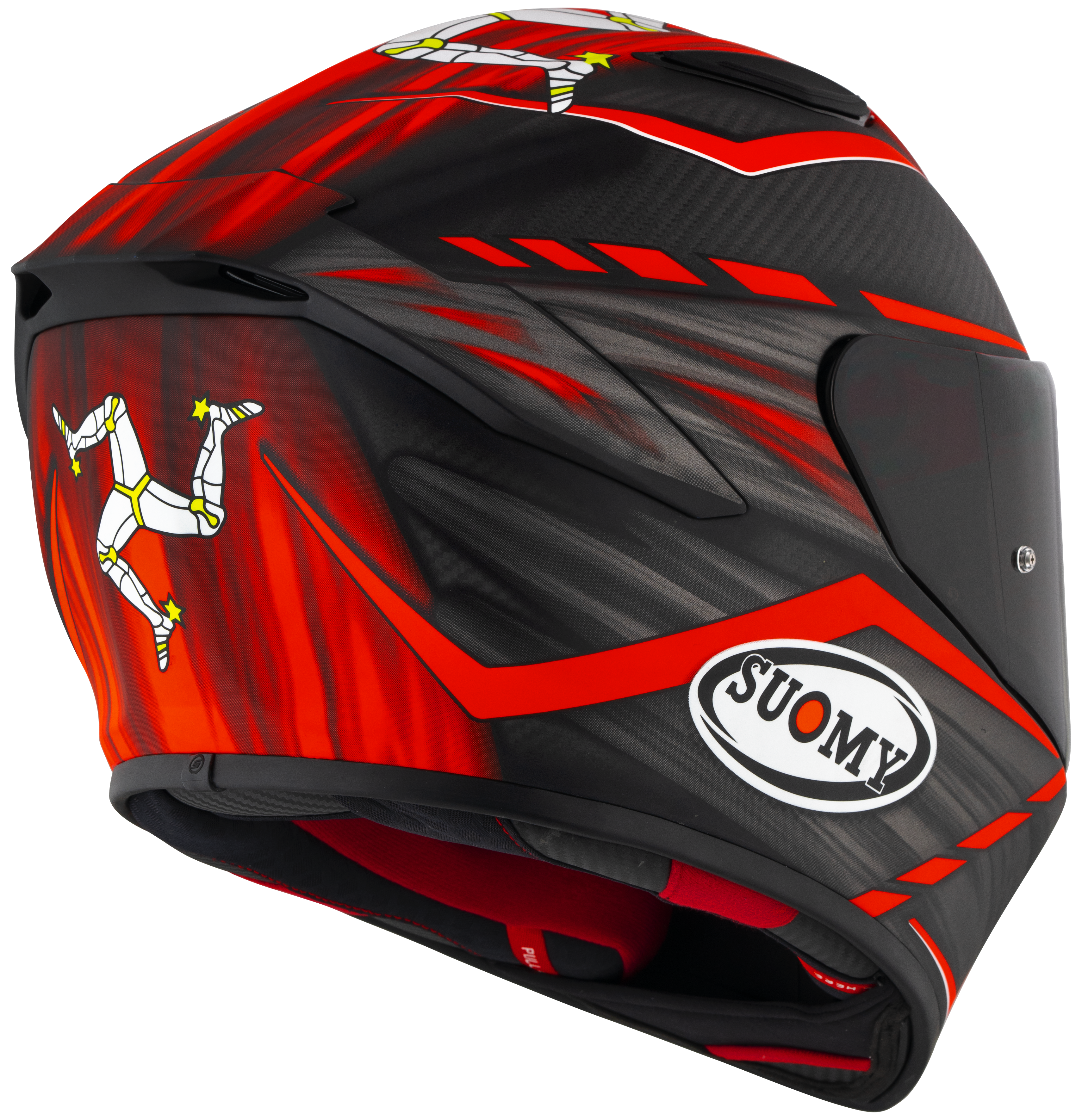 Suomy TX-Pro Helmet Carbon Johnson Replica Red Matt K6TX0010 