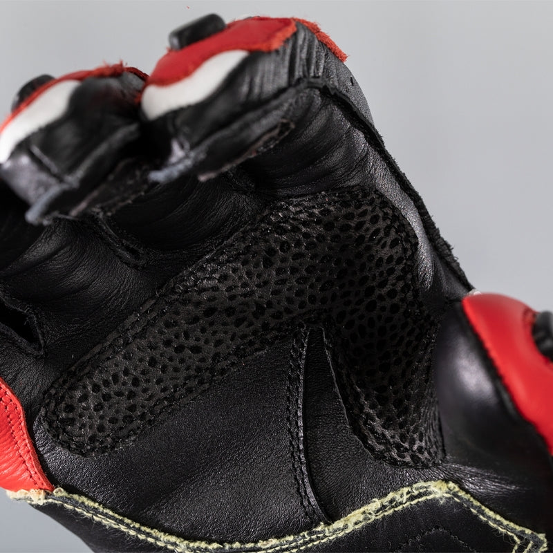 RST Tractech Evo 4 motorcycle leather gloves | men | red/white/black | 102666 