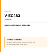 Akrapovic Endkappe BMW M1000RR / M1000R (24-26) V-EC483 — Platzhalter, kein Herstellerfoto verfügbar