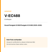 Akrapovic Endkappe Ducati Panigale V2 890 / Panigale V2 S 890 (25-26) V-EC488 — Platzhalter, kein Herstellerfoto verfügbar