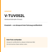 Akrapovic Geräuschdämpfer-Einsatz V-TUV052L — Platzhalter, kein Herstellerfoto verfügbar