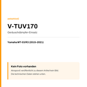 Akrapovic Geräuschdämpfer-Einsatz Yamaha MT-03 / R3 (15-21) V-TUV170 — Platzhalter, kein Herstellerfoto verfügbar