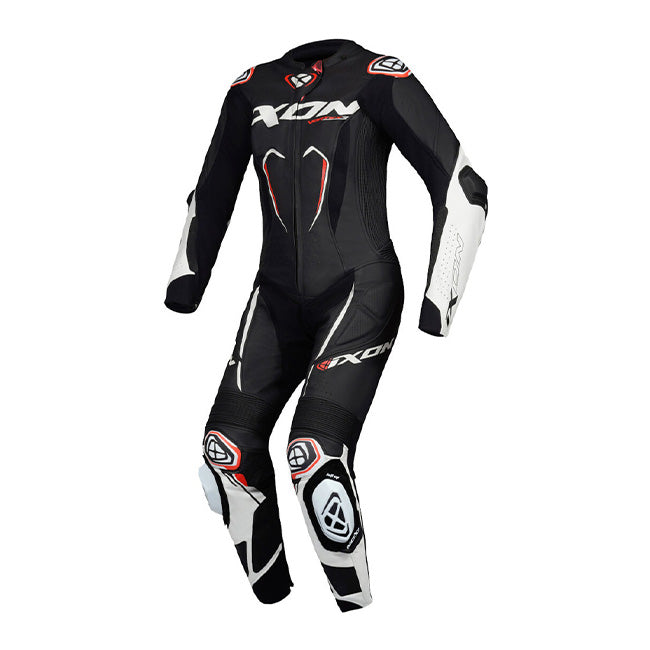 IXON Vortex 3 Lady one-piece Leather Suit – Perforated racing suit | Women | White/Black 