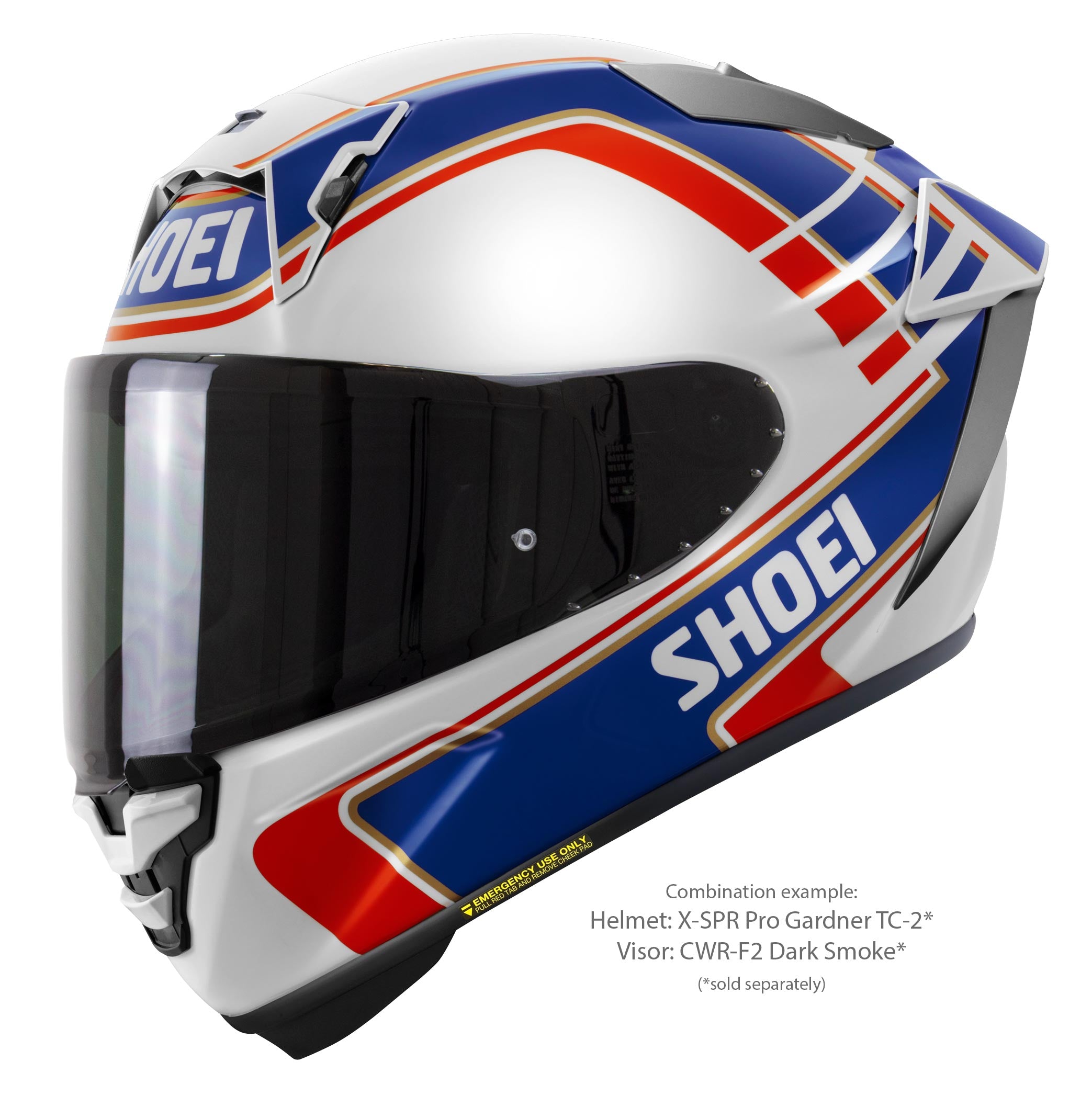 Shoei X-Spr Pro Helm Wayne Gardner Replica TC-2