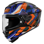 Casco Shoei X-SPR PRO Valion TC-8 Naranja / Azul 