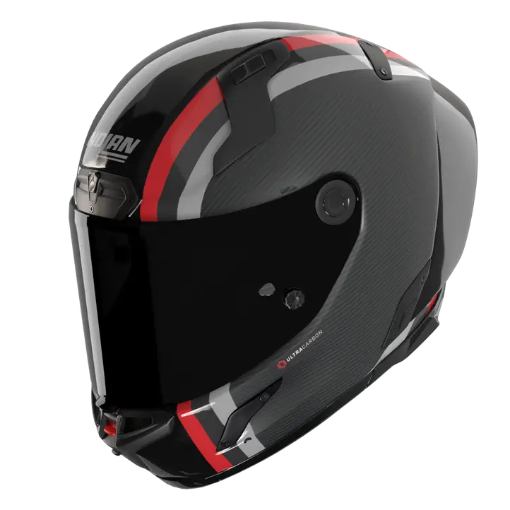 Nolan X-804 RS Helmet Ultra Carbon Gemini Black/Red/Anthracite 364 