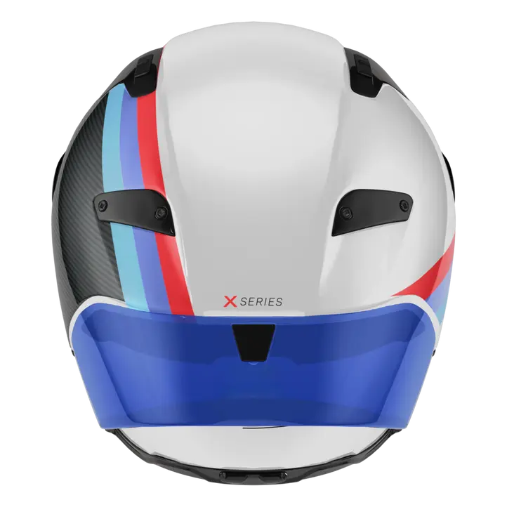 Nolan X-804 RS Helmet Ultra Carbon Gemini White/Blue/Red 365 