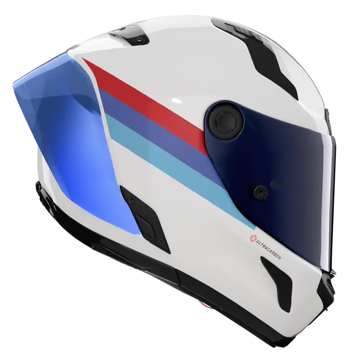 Nolan X-804 RS Helmet Ultra Carbon Gemini White/Blue/Red 365 