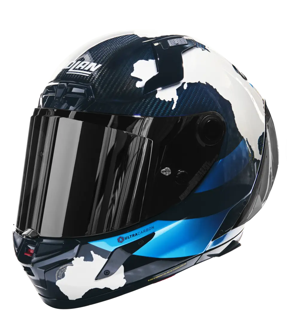 Nolan X-804 RS helmet Ultra Carbon Carla Checa Replica 30th Anniversary Special Edition 355