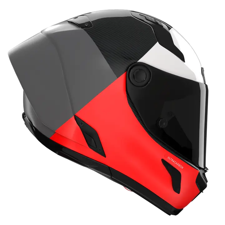 Casco Nolan X-804 RS Ultra Carbon Blocco Rojo/Blanco 369 