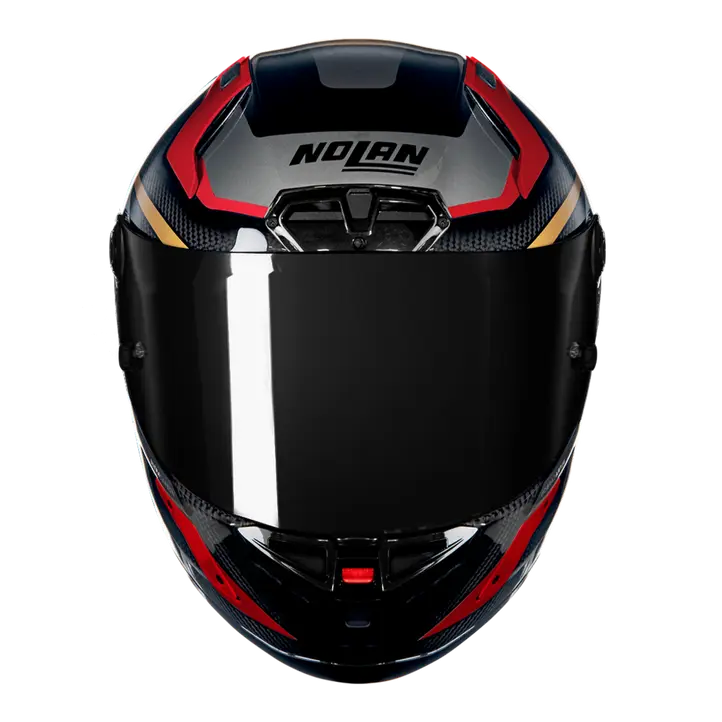 Nolan X-804 RS Helmet Ultra Carbon Lesmo Red/Gray/Gold 362 