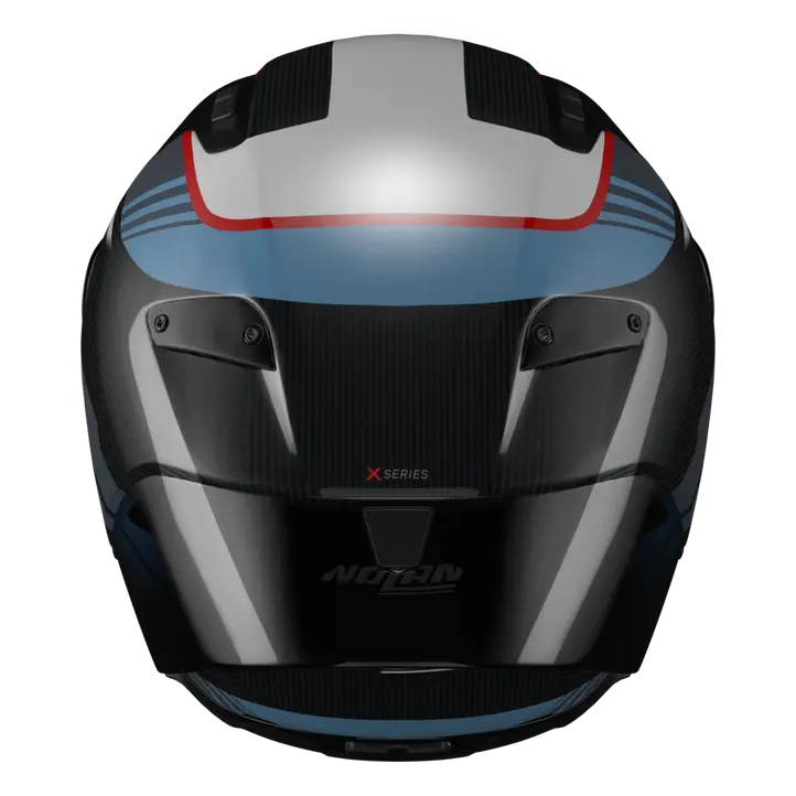 Nolan X-804 RS Helmet Ultra Carbon Piega Dark Blue/Blue/Red 366 
