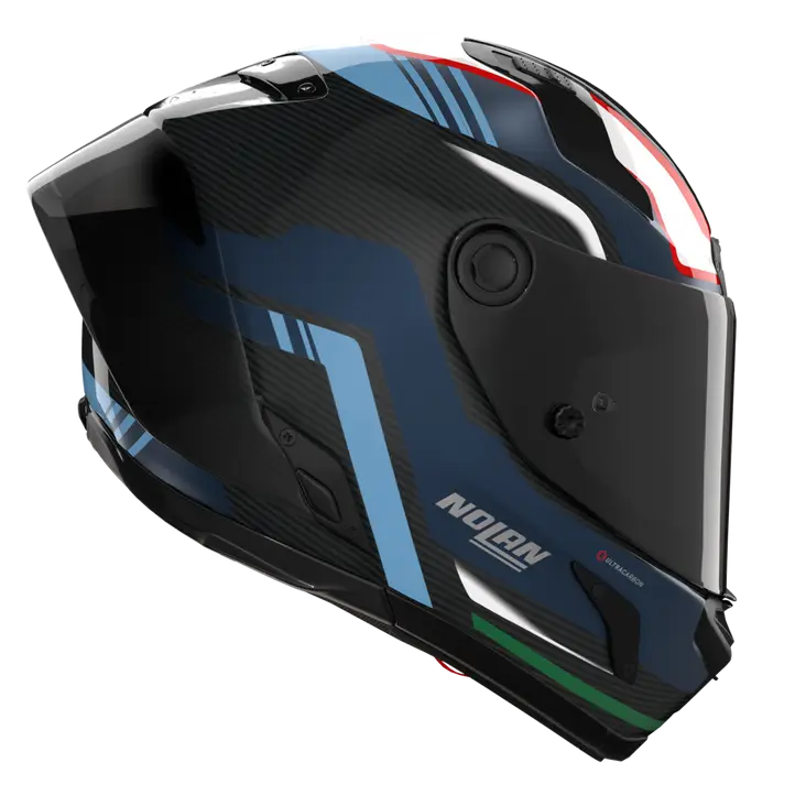 Nolan X-804 RS Helmet Ultra Carbon Piega Dark Blue/Blue/Red 366 