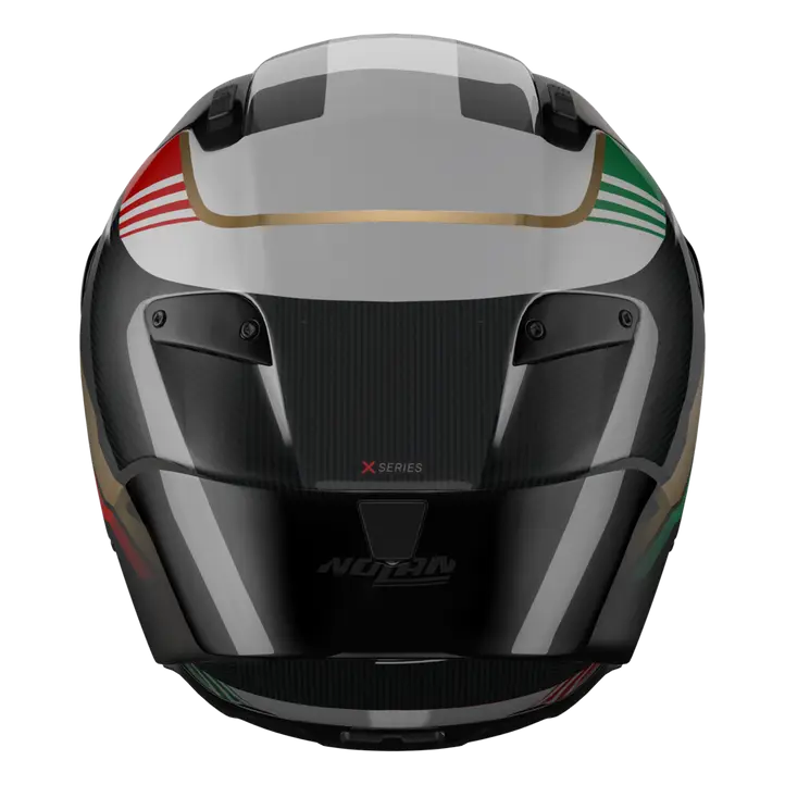 Nolan X-804 RS Helmet Ultra Carbon Piega Gold/Red/Green 367 
