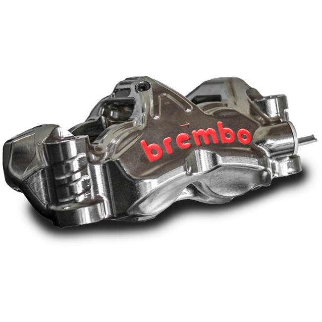 Brembo Racing GP4-PR Monoblock Brake Zongs on the right 108mm XB6E511