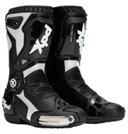 XPD XP-Mode botas de motocicleta | Hombres | Negro/Blanco 