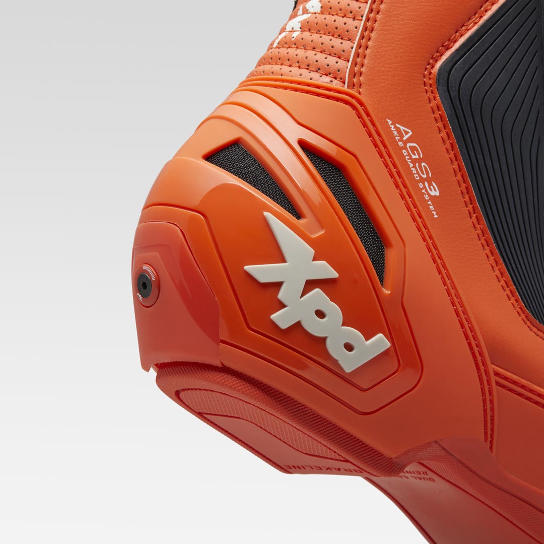 XPD XP9-R Botas de moto de carrera y calle | Hombre | Naranja/Negro 
