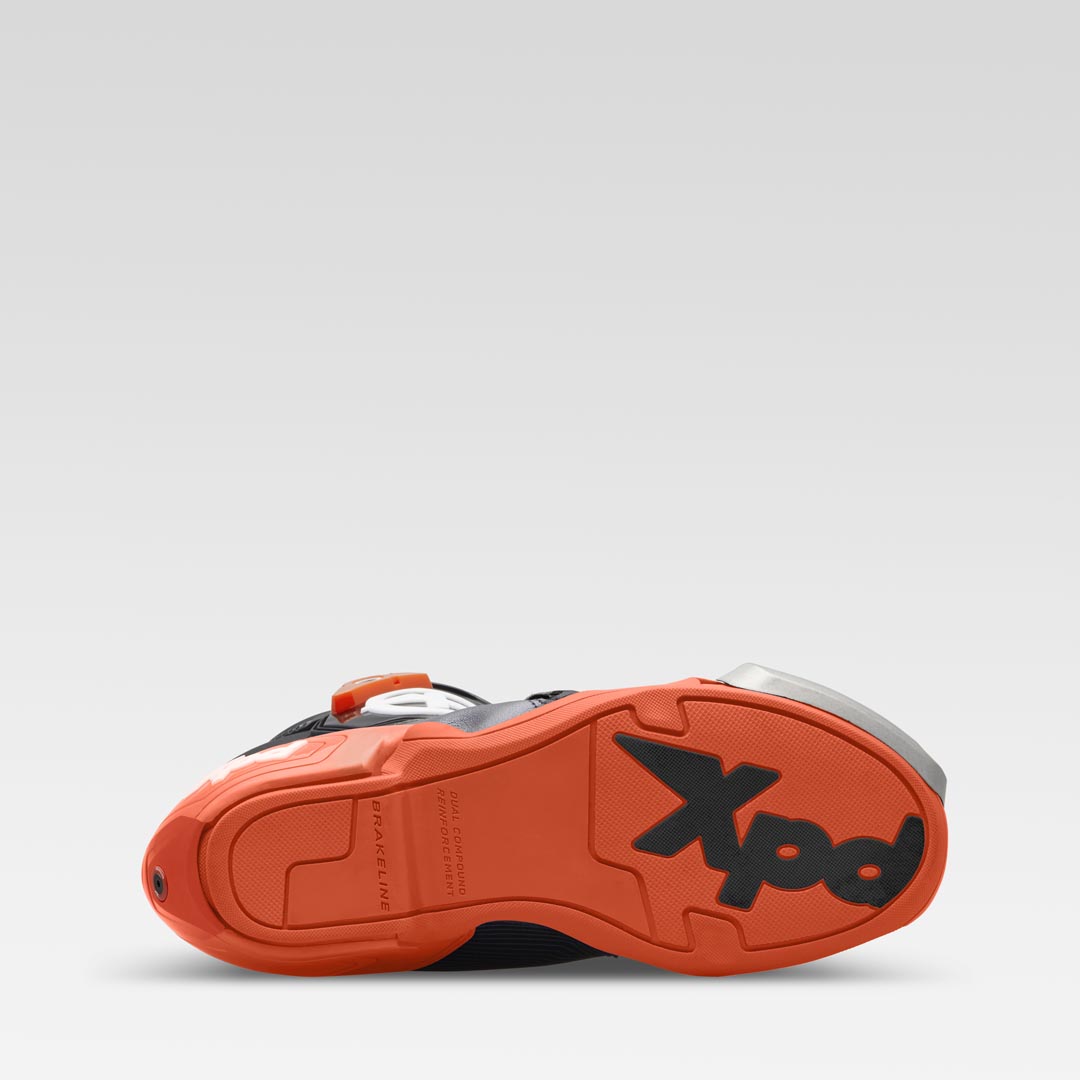 XPD XP9-R Botas de moto de carrera y calle | Hombre | Naranja/Negro 