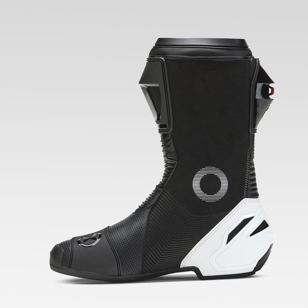XPD XP9-S AIR perforated racing and street motorcycle boots | Men's | White/Black 