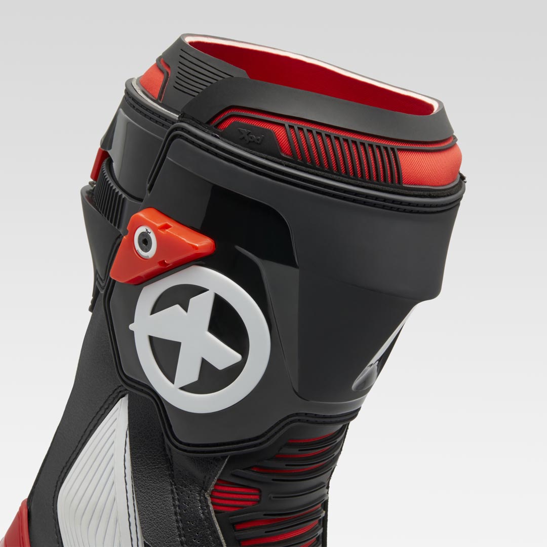 XPD XP9-S Racing and Street Motorcycle Boots | Men's | Black/Red 