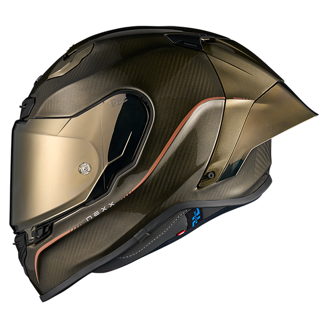 Nexx X.R3R Helmet Hagibis Carbon Gold 01XR323374096 