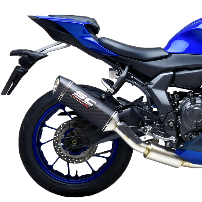 Sistema de escape completo SC-Project STREET SC1-S para Yamaha YZF-R7 (21-24) Y36A-C125 