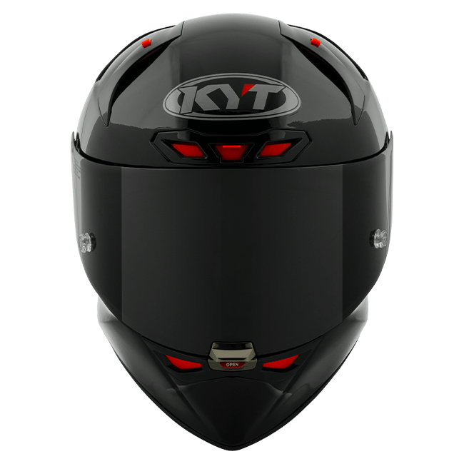 KYT KX-1 Race GP Helmet Plain Black Y6KX00X6 