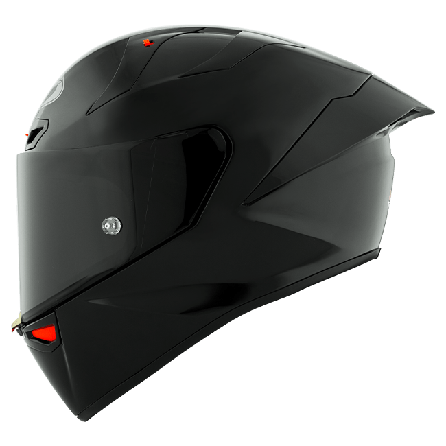 KYT KX-1 Race GP Helmet Plain Black Y6KX00X6 