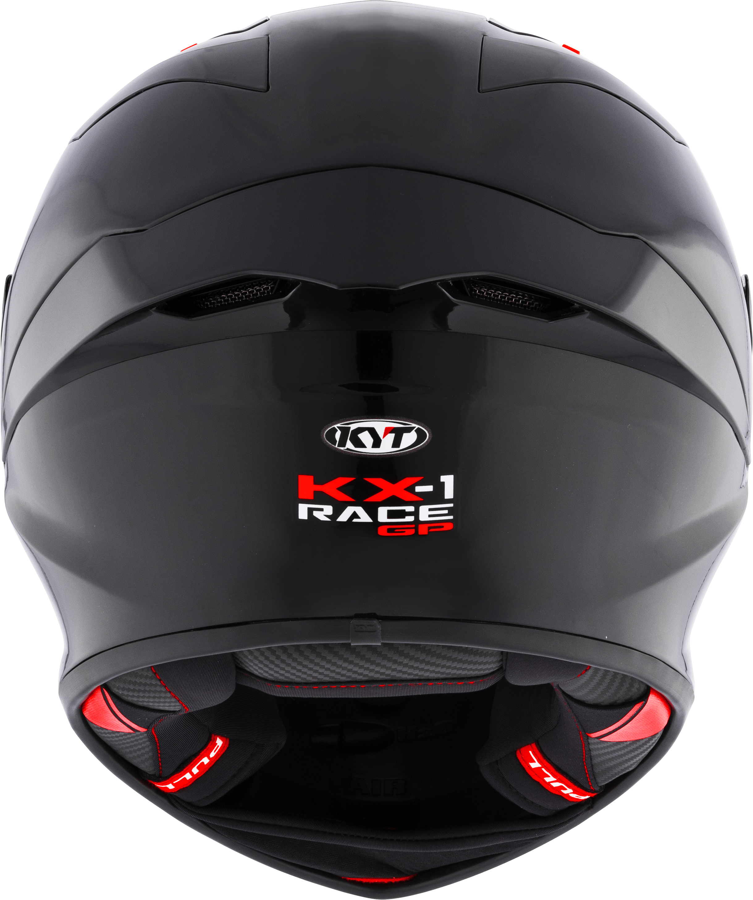 KYT KX-1 Race GP Helmet Plain Black Y6KX00X6 