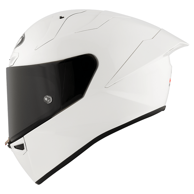 KYT KX-1 Race GP Helmet Plain White Y6KXX0W3 