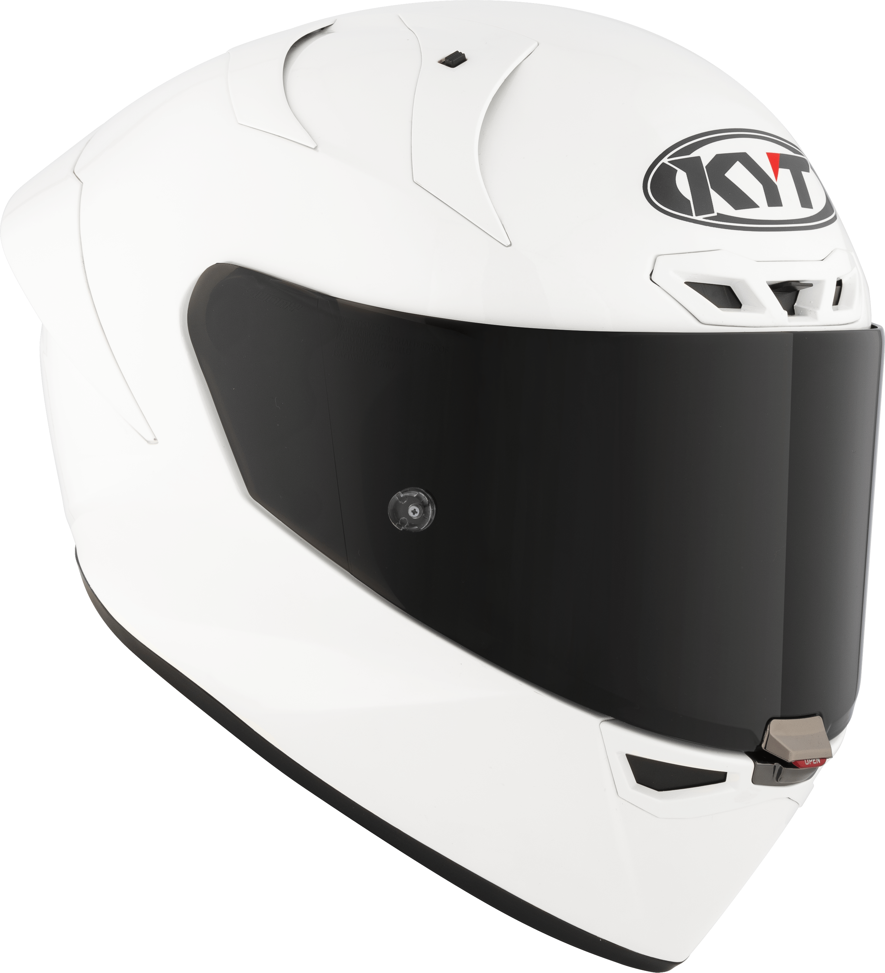 KYT KX-1 Race GP Casco Plano Blanco Y6KXX0W3 