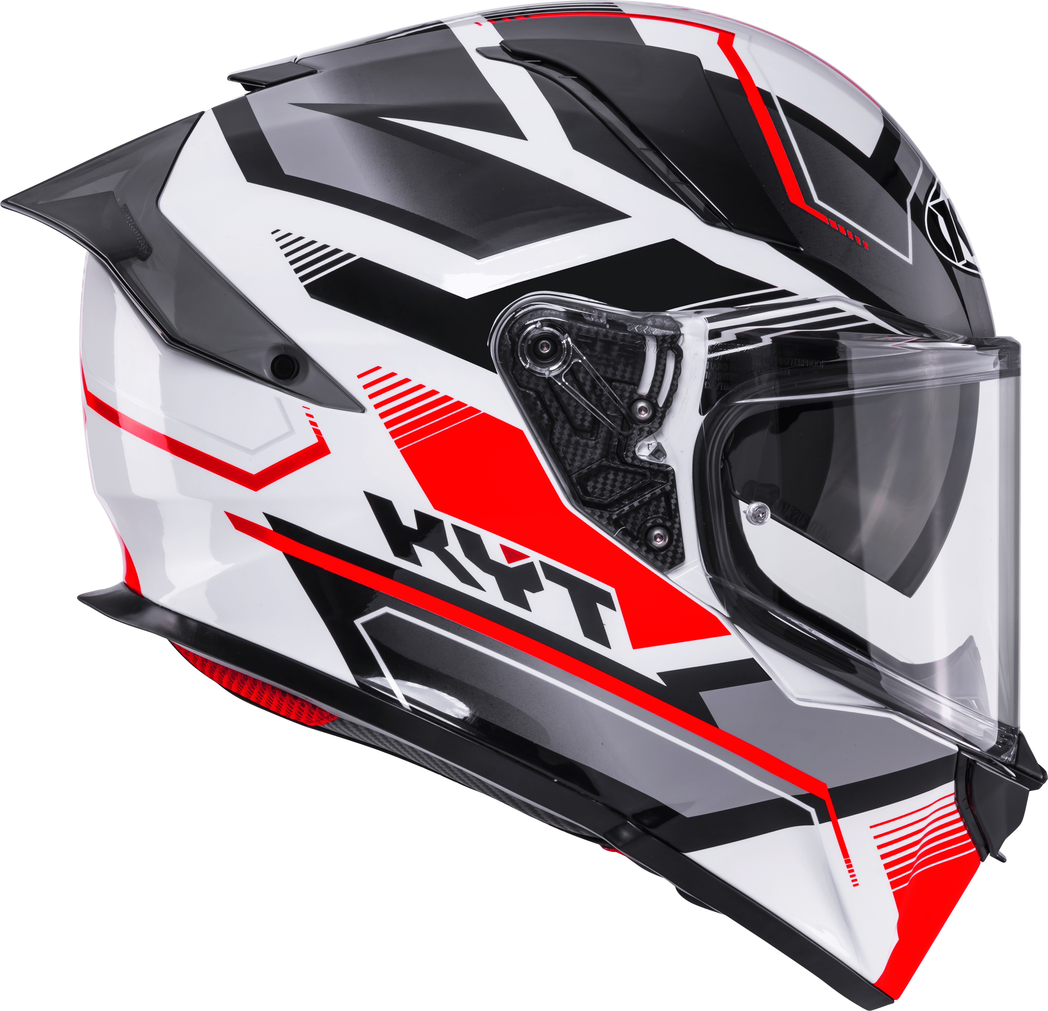 KYT R2R Helmet Parsec White/Red Y6R20022 