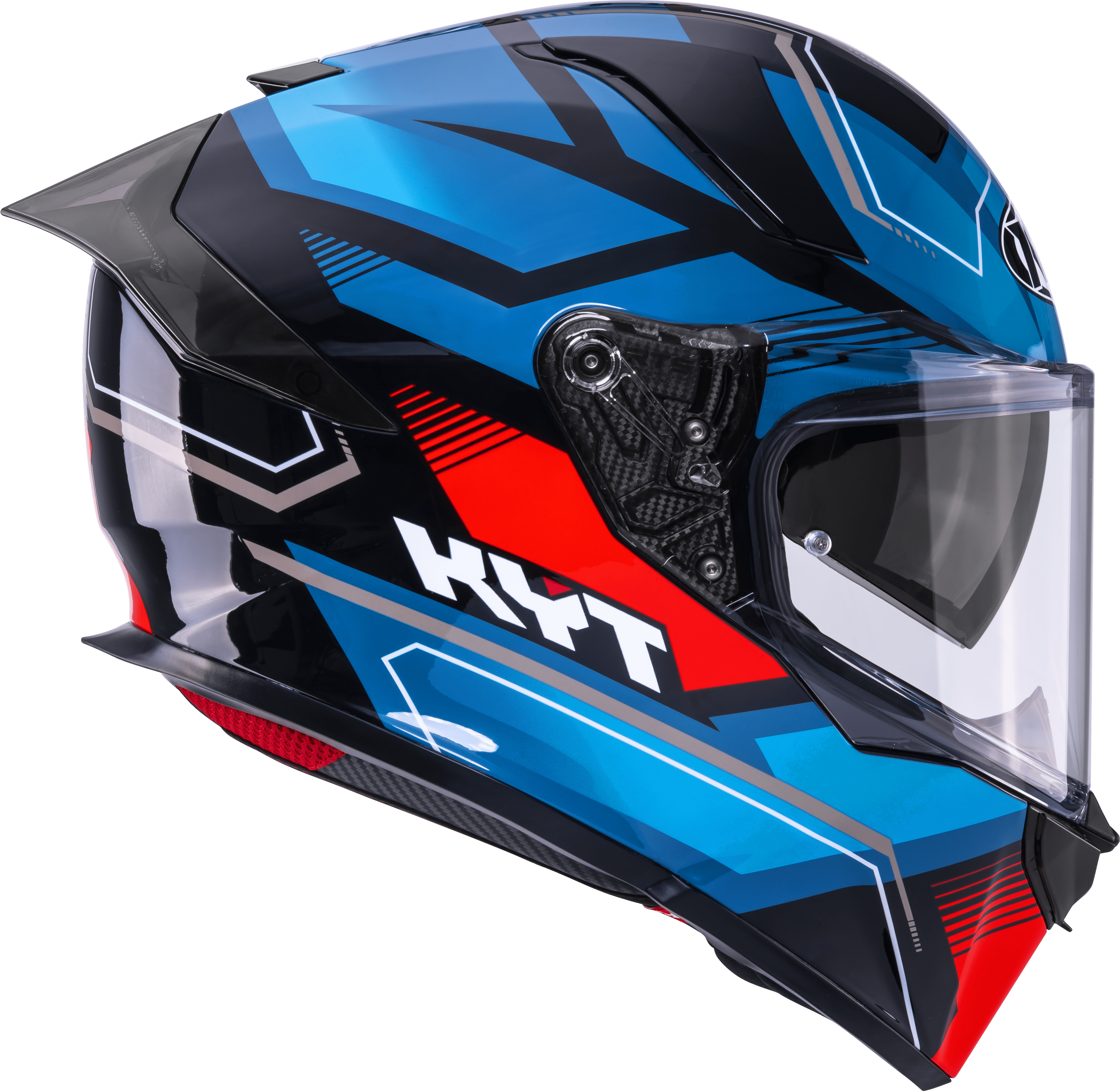 KYT R2R Helmet Parsec Black / Blue / Red Y6R20024 
