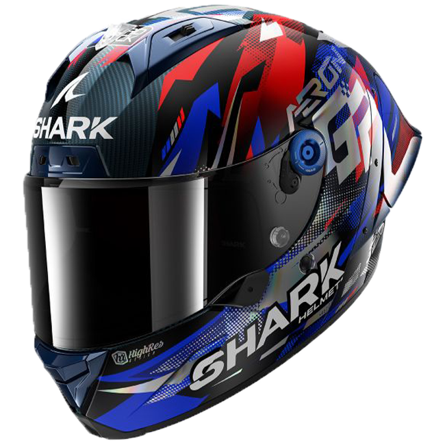 Shark Aeron GP Helmet FIM 1 Racing Johann Zarco Replica Victory 2025 