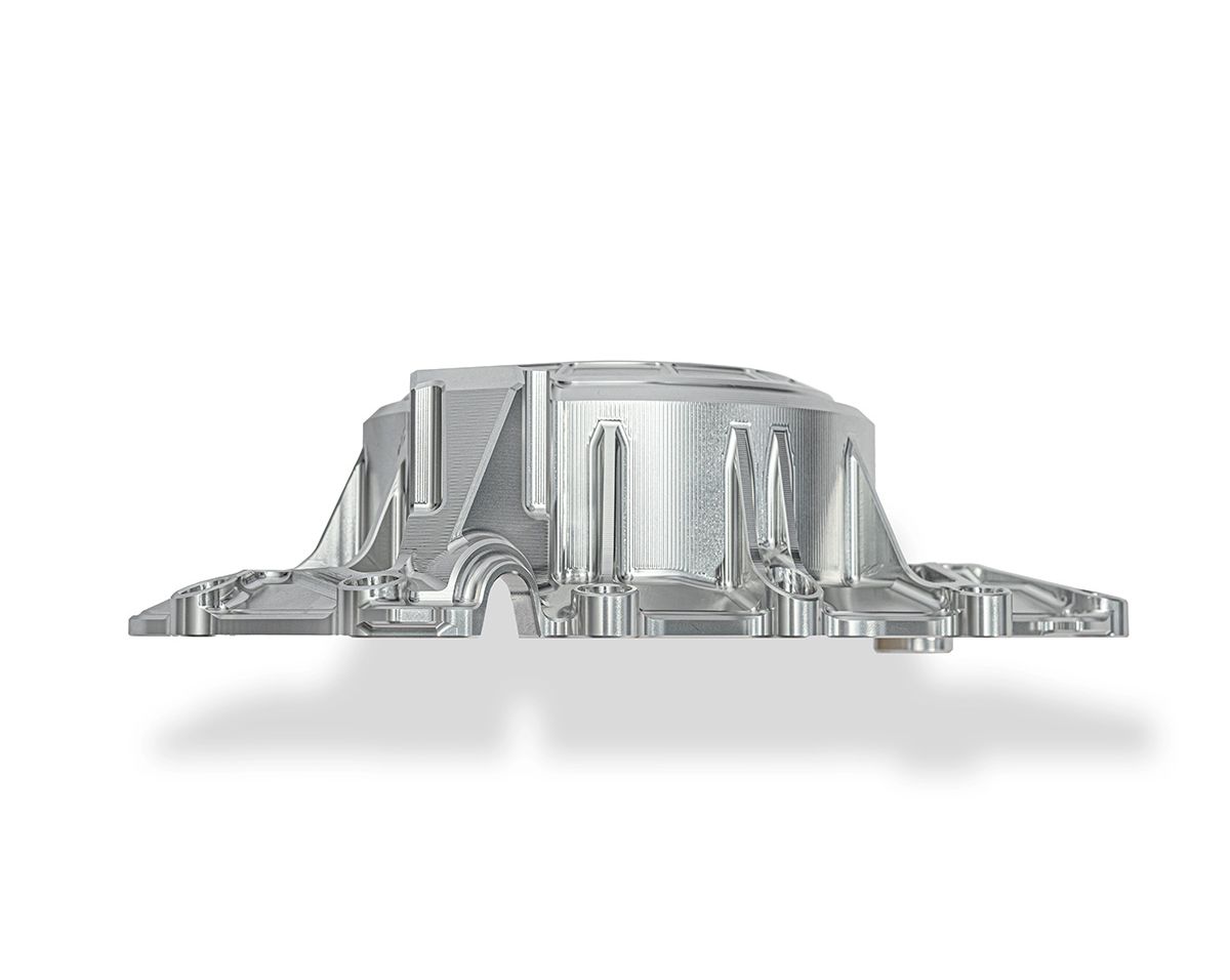 Aluminum motor housing on the left with titanium screws Motocorse Ducati Panigale V4/S/R (18-24)